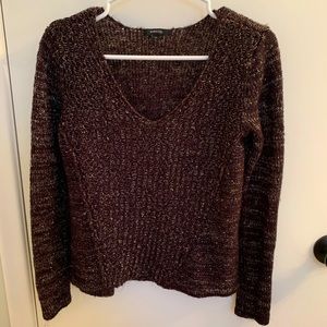 Soft dark purple sweater